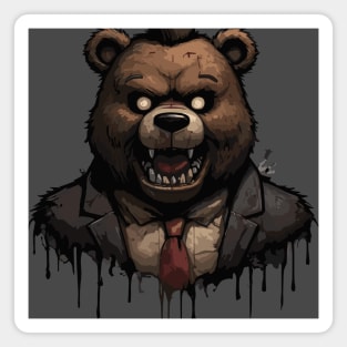 teddy bear, from darkness Magnet